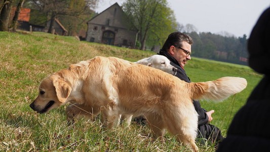 Nahla läuft durch's Bild
