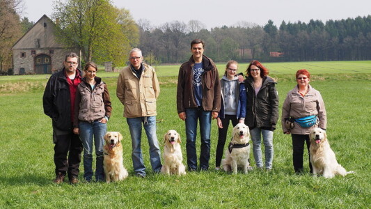 Nahla mit ihren Kindern Bailey, Nelly und Casimir