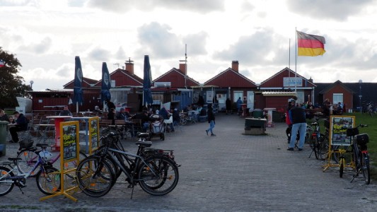 Fischerhütten - hier gab es leckeren frischen Fisch